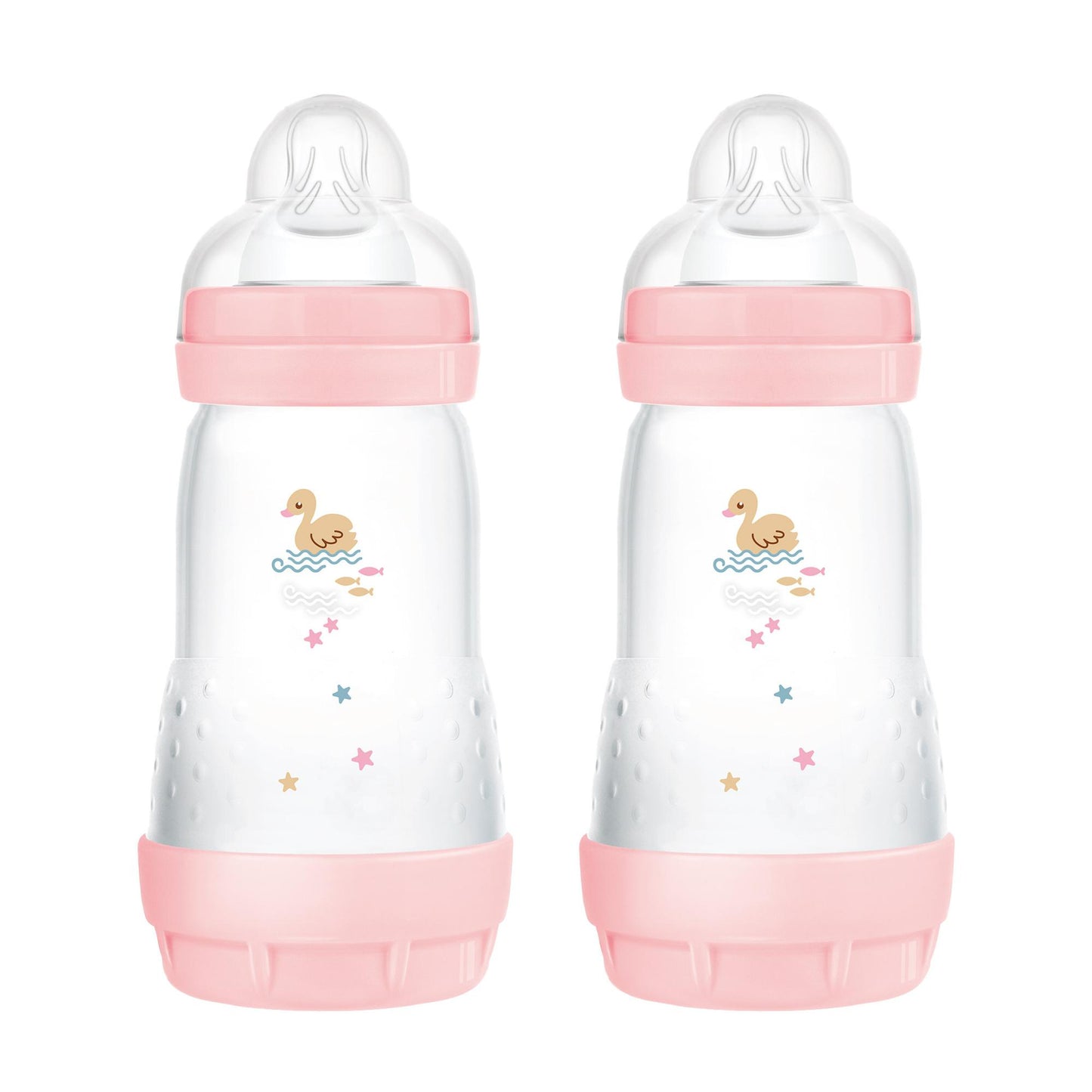Set biberon mam 2pz 260ml 2+ rosa