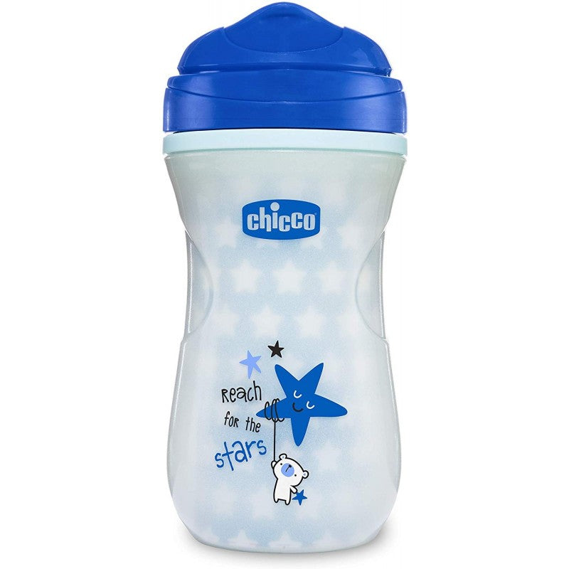 Tazza Borraccia 266ml Chicco Anti-Goccia Illumina al buio Glowing - 14M+