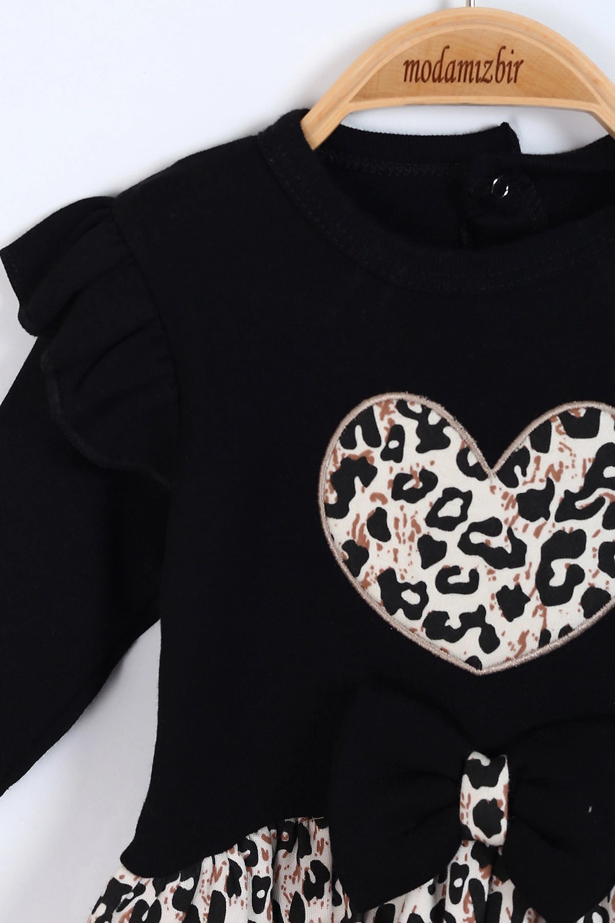 Set Nascita 5 pezzi Neonata/ Bimba "Wild Chic" Animalier