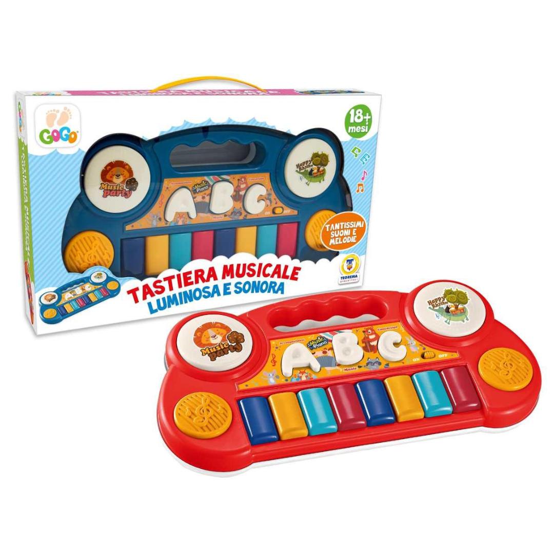 Tastiera musicale luminosa e sonora 18mesi+