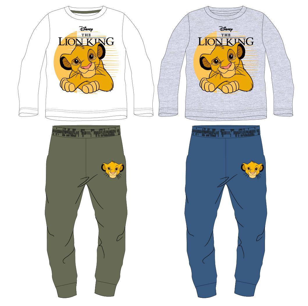 Pijama Rey León Simba 100% Algodón manga larga