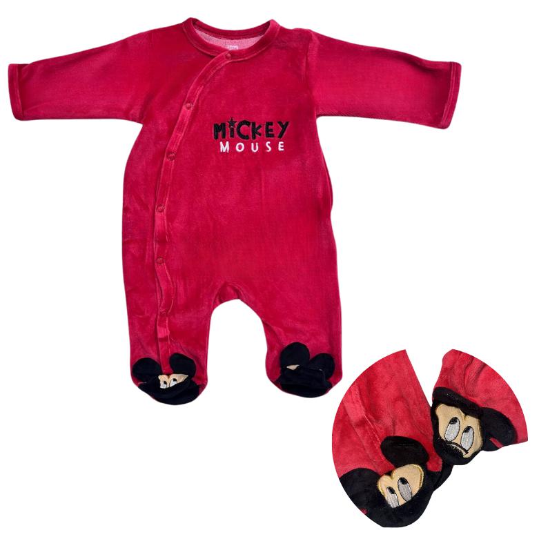 Combinaison rouge Mickey en chenille