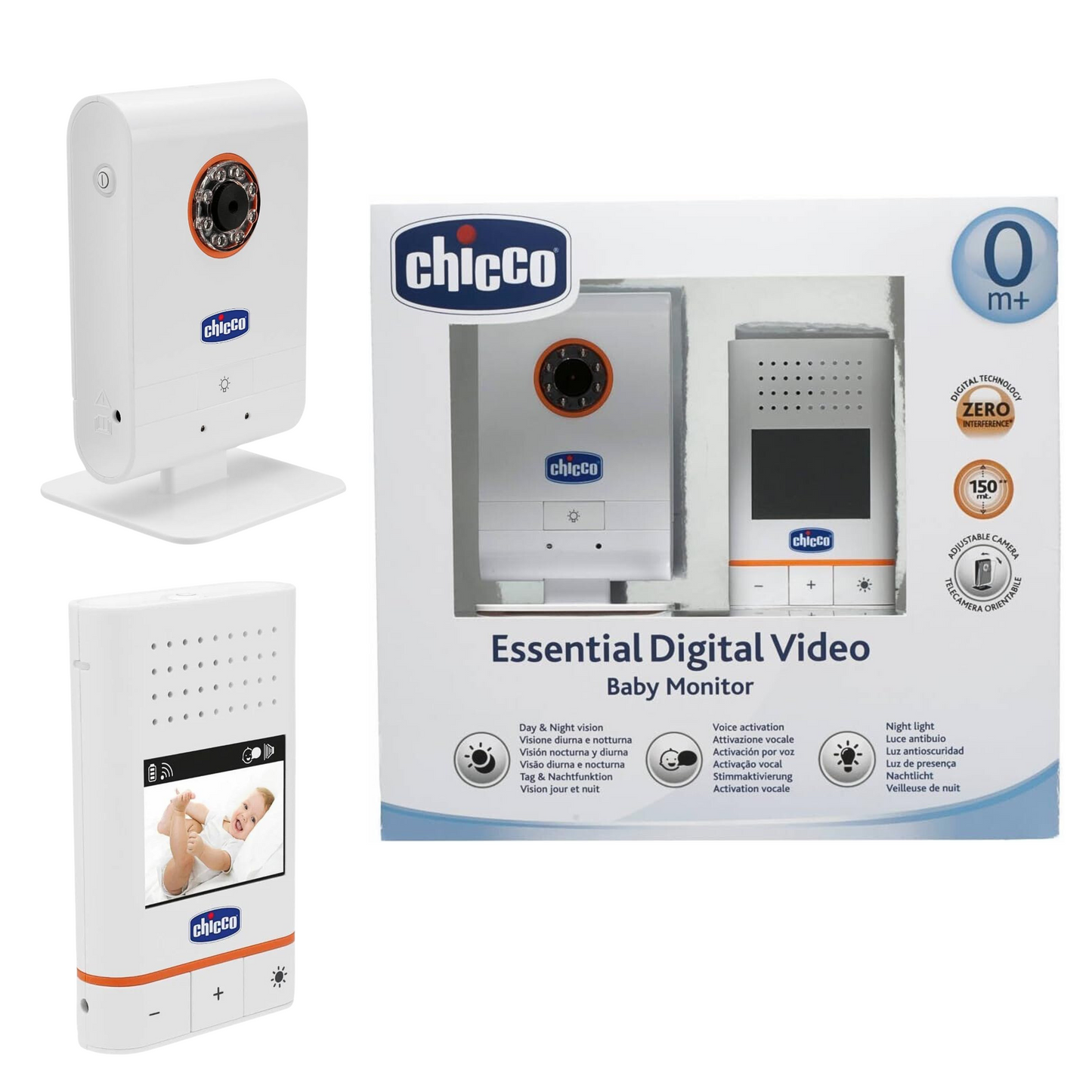 Videovigilancia digital imprescindible Chicco vigilabebés