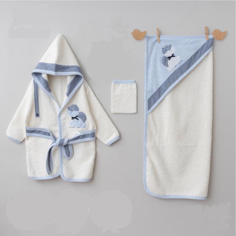 Accappatoio e Triangoli Spugna - Baby Shop Store