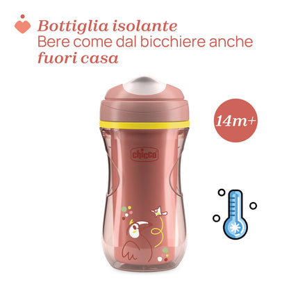 Tazza Antigoccia Chicco 14m+ rosa