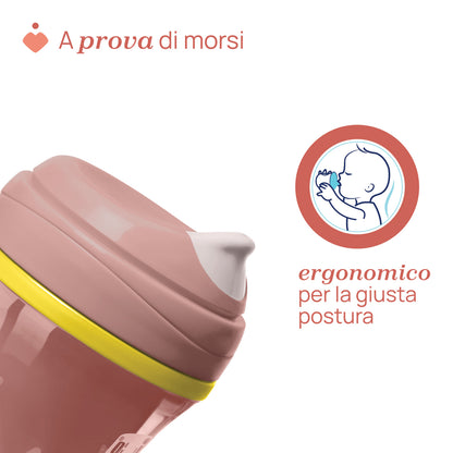 Tazza Antigoccia Chicco 14m+ rosa