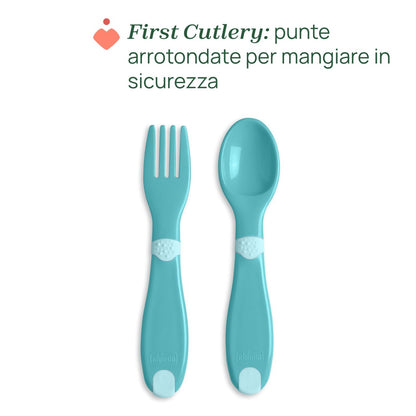 Set Pappa Chicco 12m+ 4 pezzi azzurro