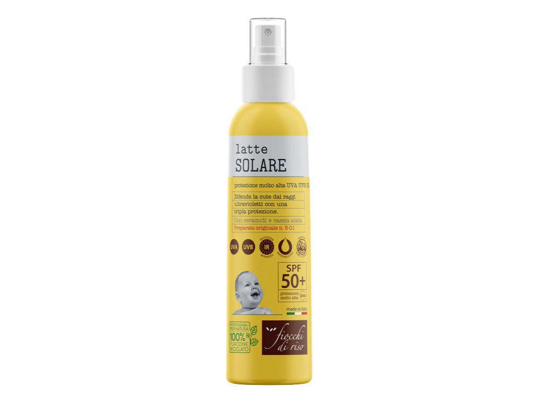 Latte solare bimbi fiocchi di riso 140 ml