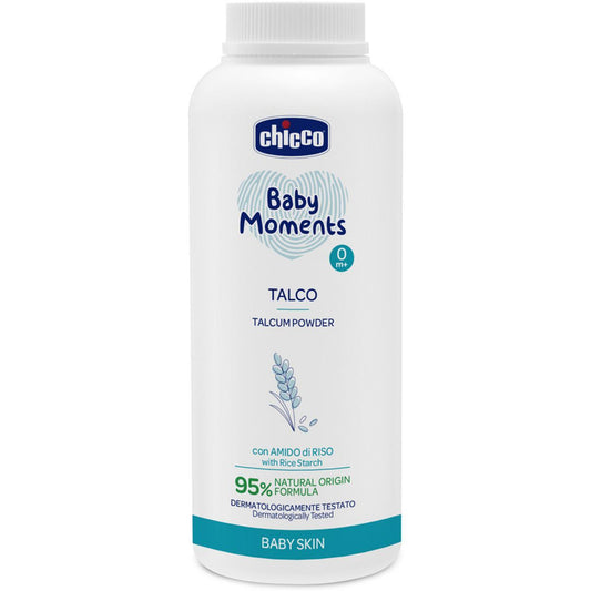 CHICCO BABY MOMENTS TALCO CON AMIDO DI RISO BARATT - Baby Shop Store