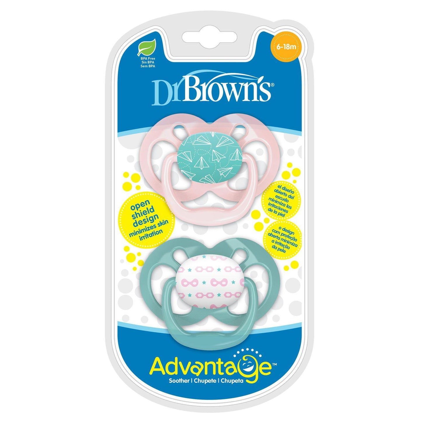 DrBrown's 2 succhietti 6-18 - Baby Shop Store