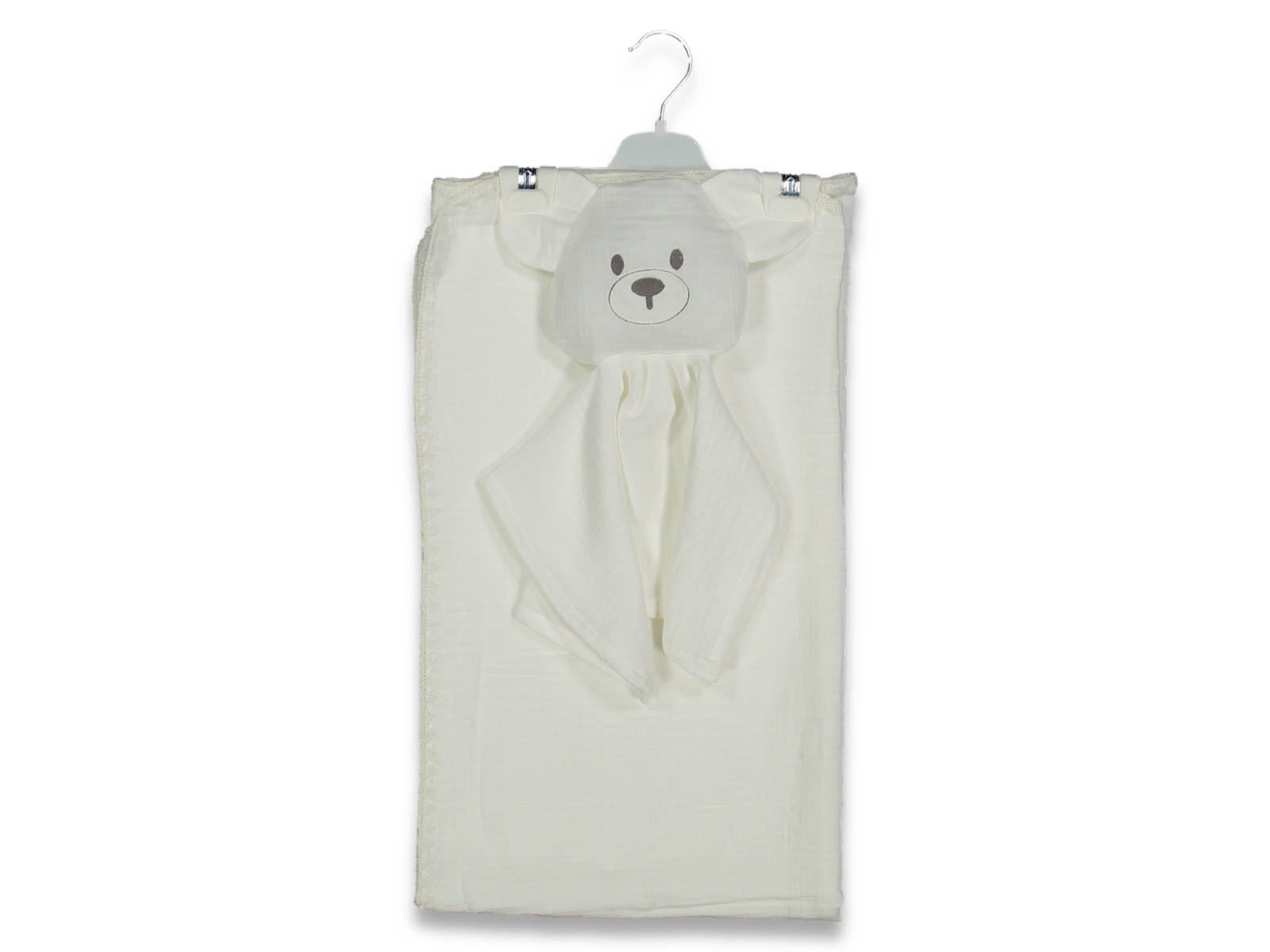 Copertina per Neonato con Cappuccio Orsetto