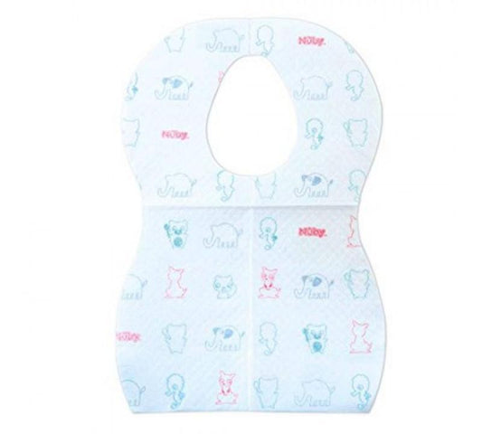 Bavaglino raccogli-pappa Nuby usa e getta 10pezzi - Baby Shop Store