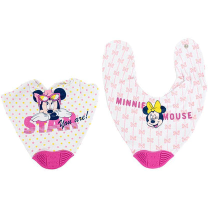 1 bavetta minnie con massaggia gengive colori casu - Baby Shop Store