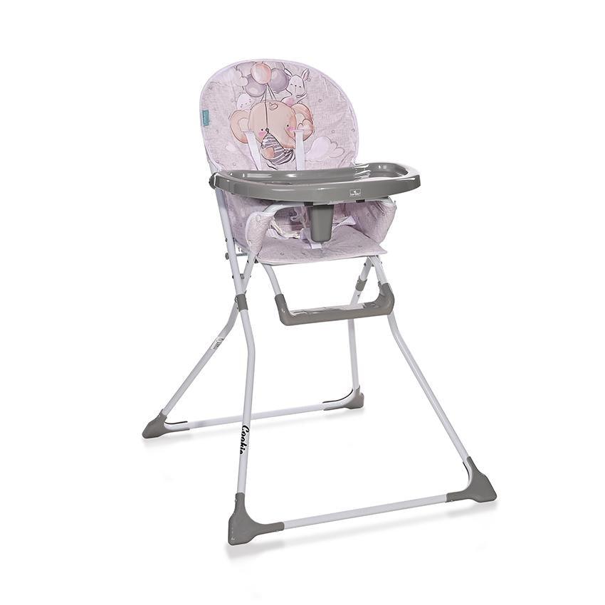 seggiolone pappa lorelli "cookie" grigio elefantin - Baby Shop Store