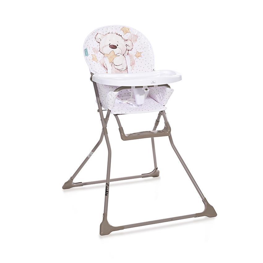 seggiolone pappa "cookie" beige orsetto - Baby Shop Store