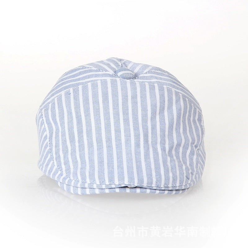 Coppola estiva a righe per bambino – Stile retrò in cotone traspirante
