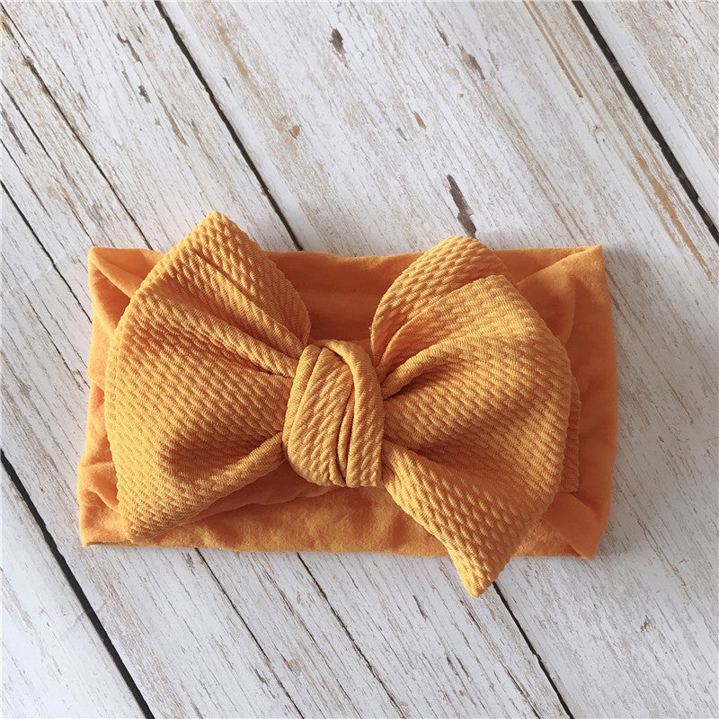 Fasce Neonata con Maxi Fiocco   Set di Colori Vivaci