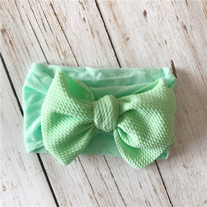 Fasce Neonata con Maxi Fiocco   Set di Colori Vivaci