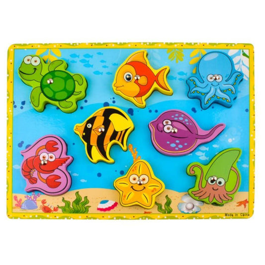 Gioco educativo pesca in legno con magnete - Baby Shop Store