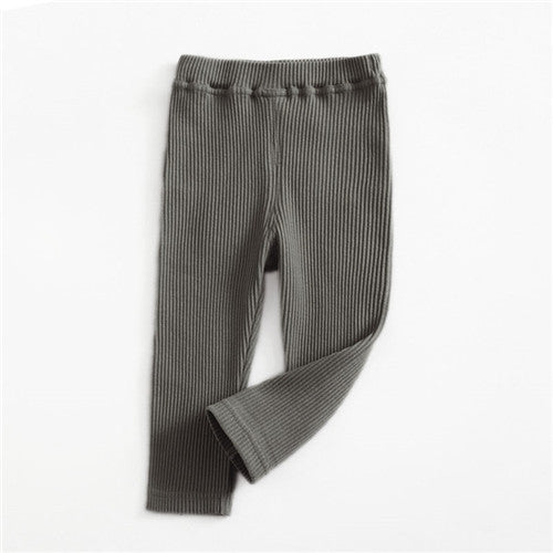 Leggings a Costine per Bambini – Morbidi ed Elasticizzati con Tasca Posteriore