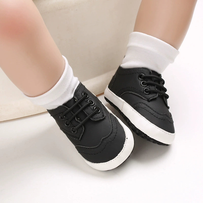 Scarpette Neonato Eleganti Stile Oxford – Morbide, Leggere e Antiscivolo