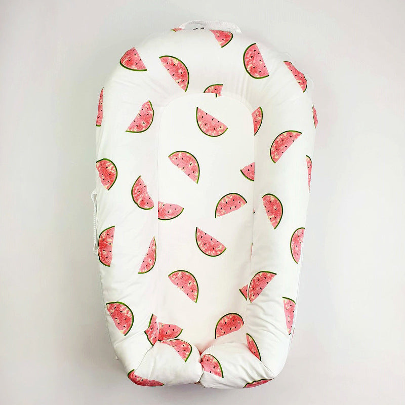 Nido Neonato Fantasia Anguria – Lettino Portatile Morbido e Colorato