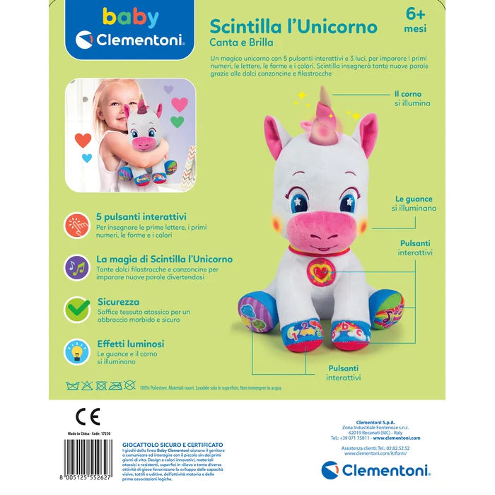 Peluche Unicorno Interattivo - Clementoni 6+