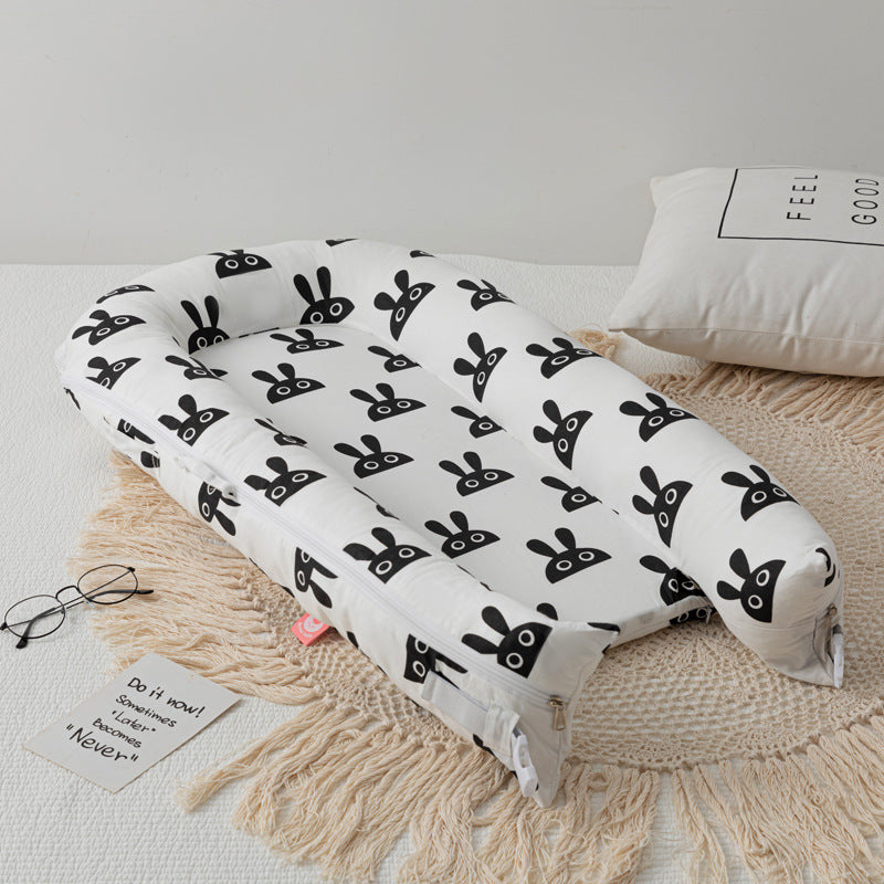 Nido Neonato Fantasia Coniglietti – Lettino Portatile Morbido Unisex
