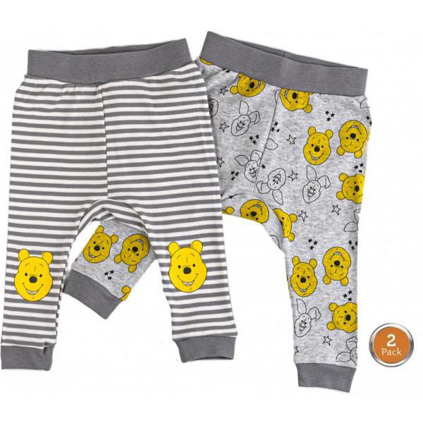 2 paia di pantaloni winnie the pooh grigio - Baby Shop Store