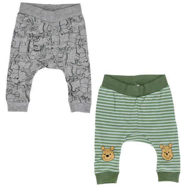 2 paia di pantaloni winnie the pooh verdi - Baby Shop Store