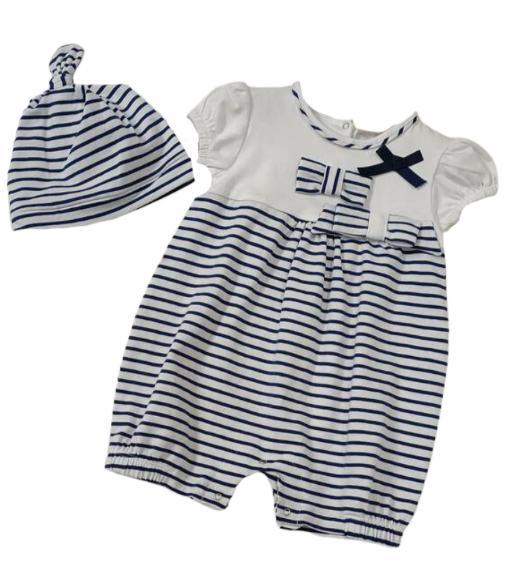 set con cappellino laura biagiotti blu 9 mesi - Baby Shop Store