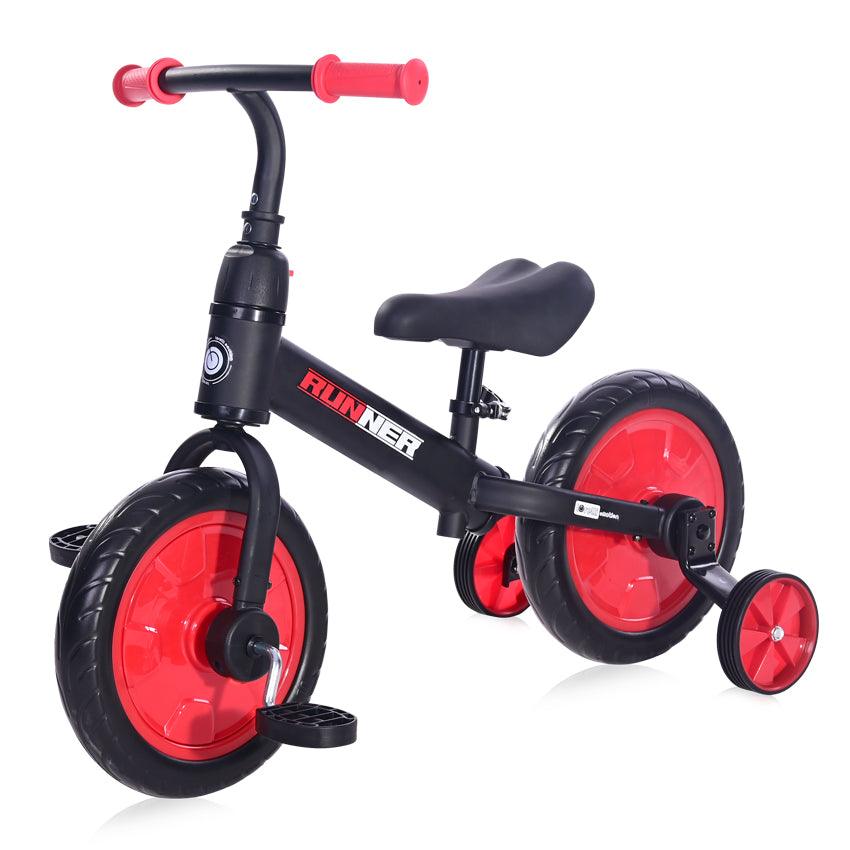 balance bici lorelli nera e rossa - Baby Shop Store