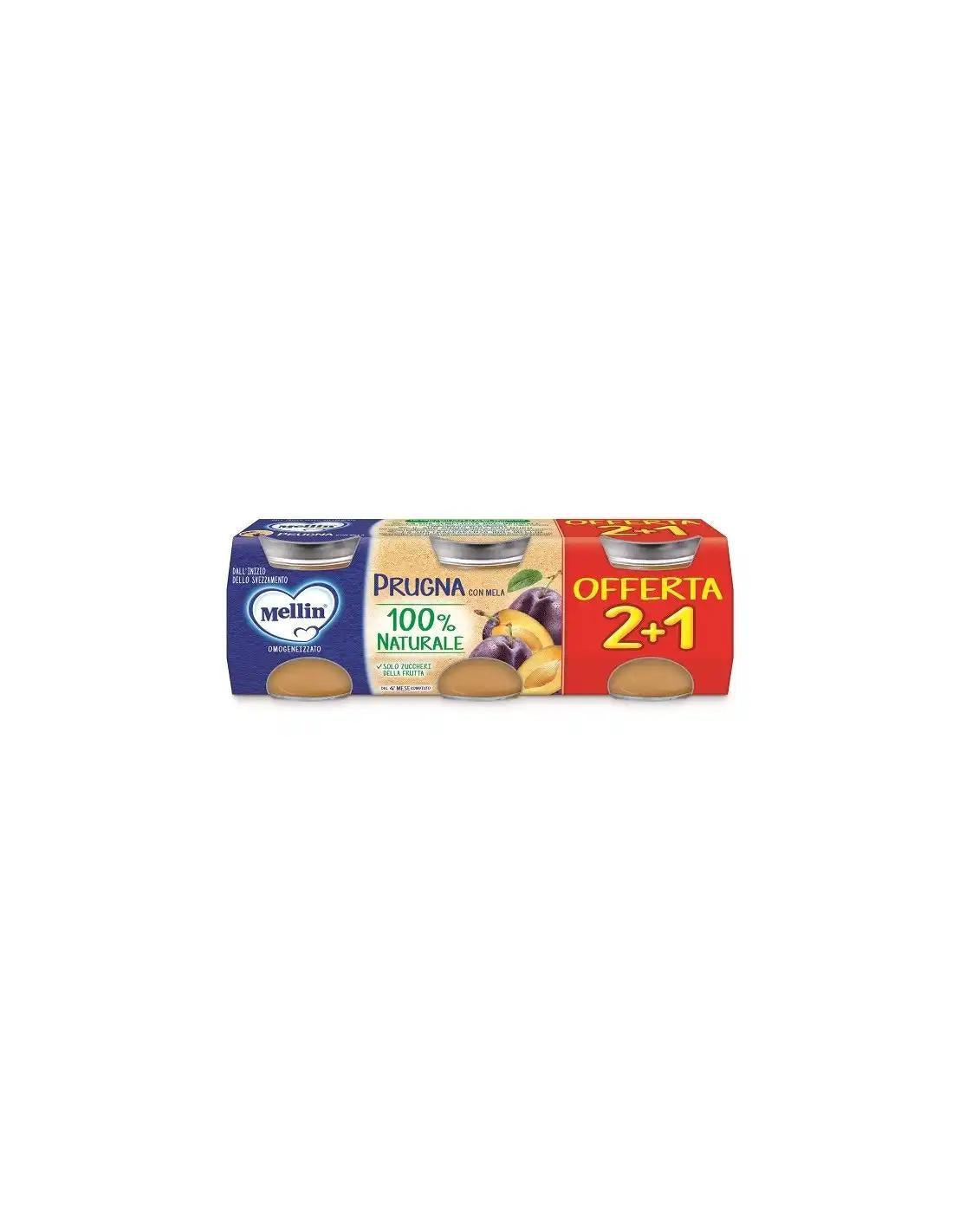 MELLIN OMOGENEIZZATO PRUGNA 3x100gr - Baby Shop Store