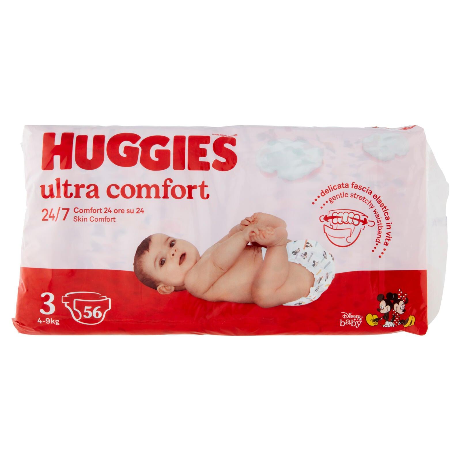 Huggies Ultra comfort 3. 4/9 Kg 56 pannolini - Baby Shop Store