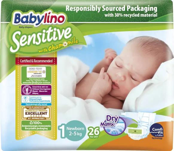 Pannolino Babylino sensitive 1. 2-5 kg 26pz - Baby Shop Store