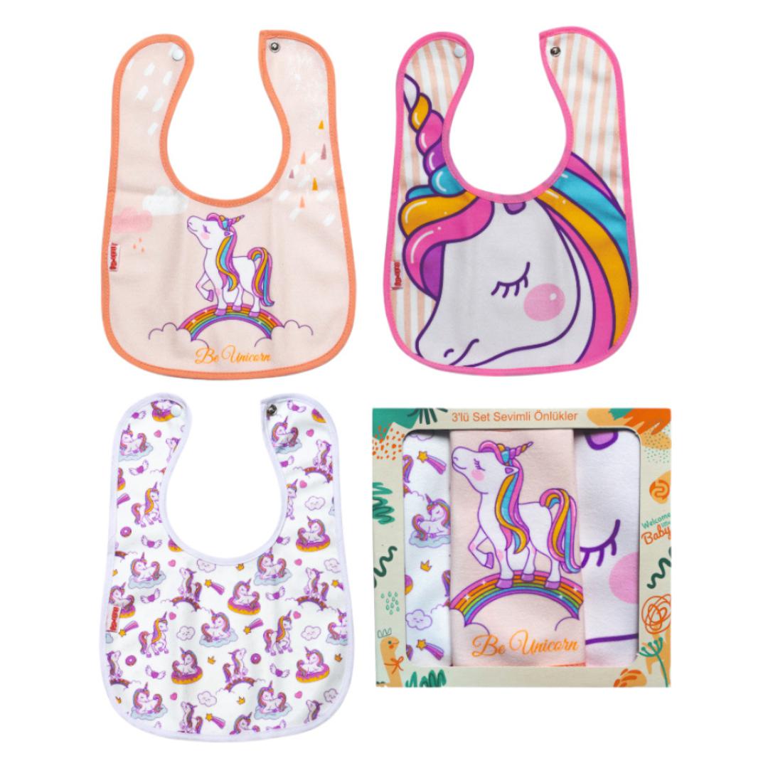 3 bavette medie unicorno