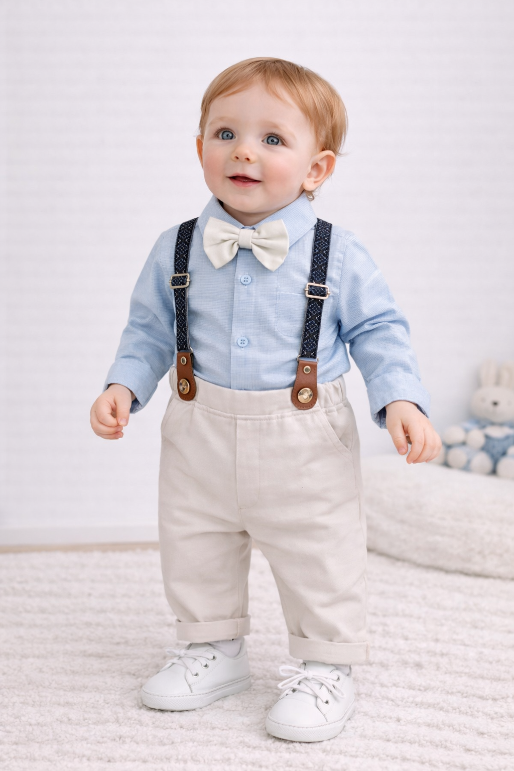 Completo Estivo Elegante Bimbo con Bretelle