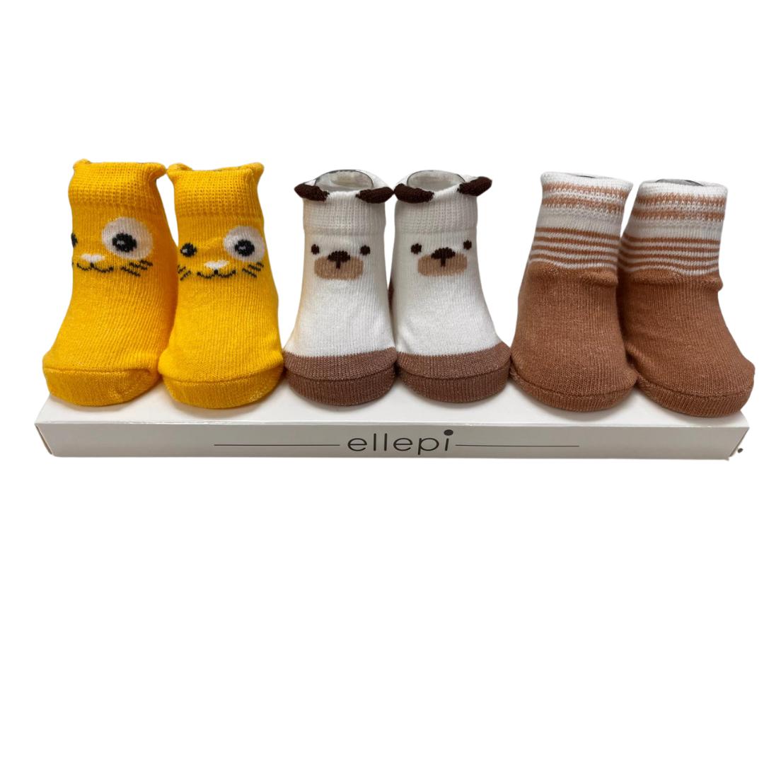 Set Calzini 3pz Ellepi 0-3mesi