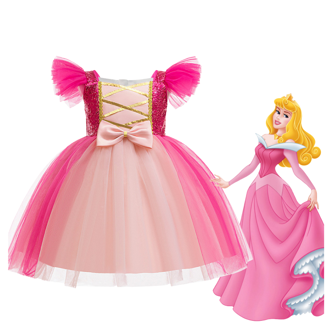 Costume da Principessa Aurora per Bambine - Incanto da Fiaba ✨🌸