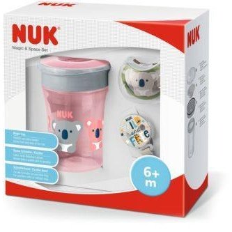 Magic cup set Nuk rosa 6mesi+ - Baby Shop Store