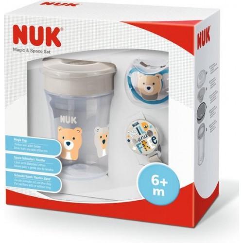 magic cup set Nuk grigio 6mesi+ - Baby Shop Store