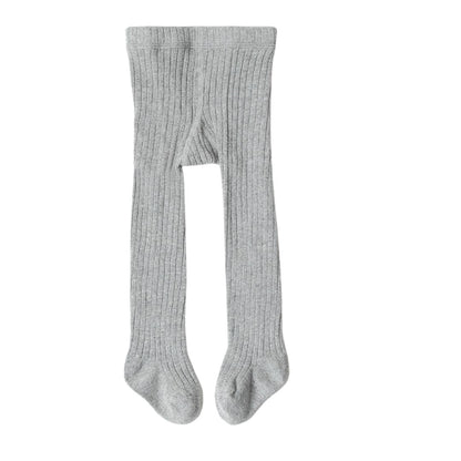 Collant  Bambina in Cotone a Costine  Tinta Unita, Morbida ed Elasticizzata