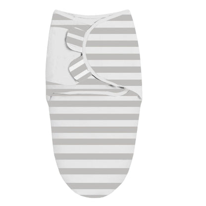 Sacco Nanna Estivo Swaddle Neonato – Fantasia Righe Grigie | Eleganza e Comfort Quotidiano