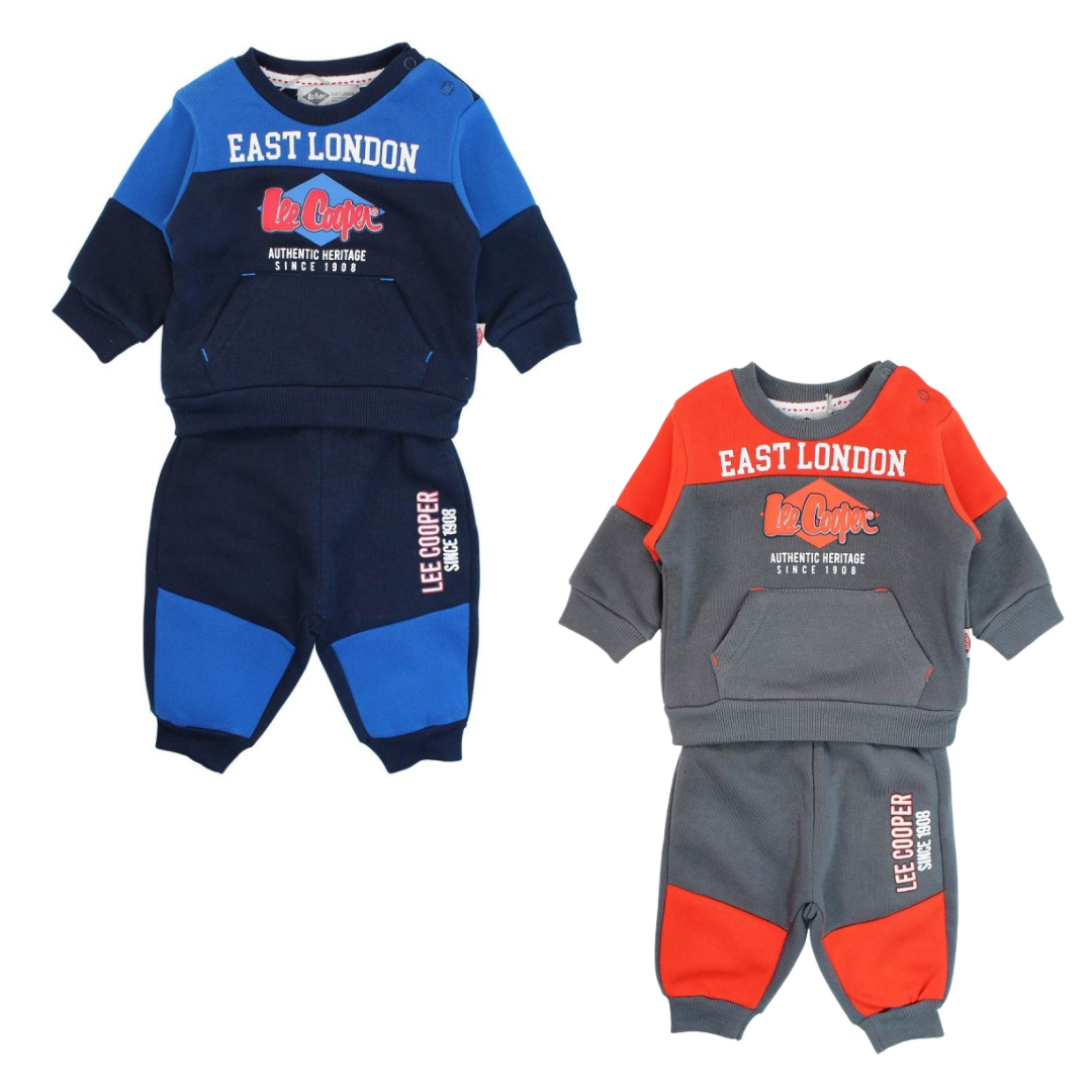 Tuta Sportiva Bambino Lee Cooper - 2 Pezzi con Felpa e Jogger
