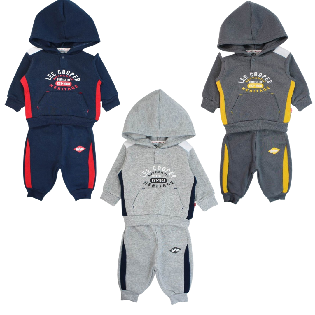 Tuta Sportiva Bambino Lee Cooper - 2 Pezzi con Felpa e Jogger