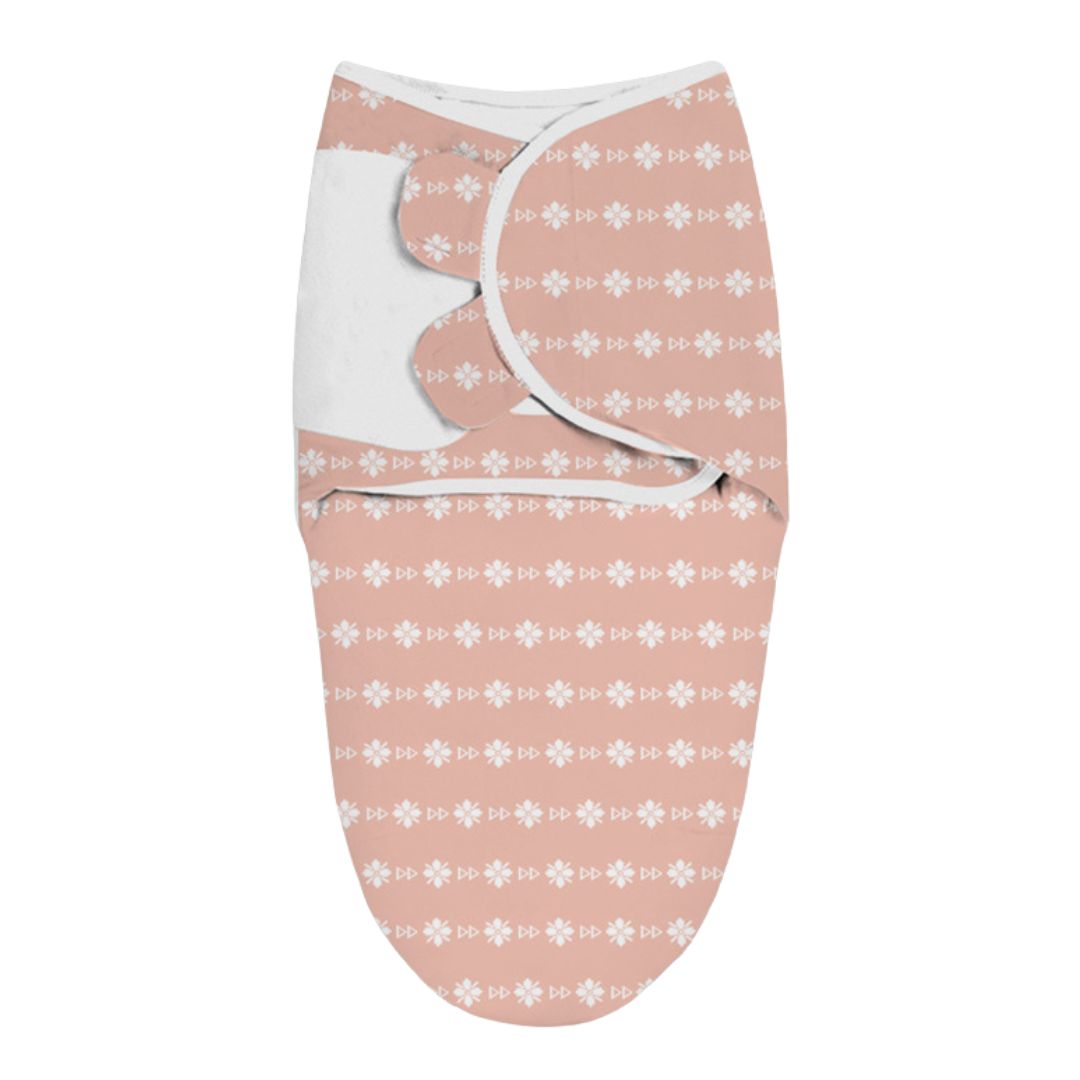 Sacco Nanna Estivo Swaddle Neonato – Fantasia Fiorellini Rosa | Morbidezza Romantica per la Nanna