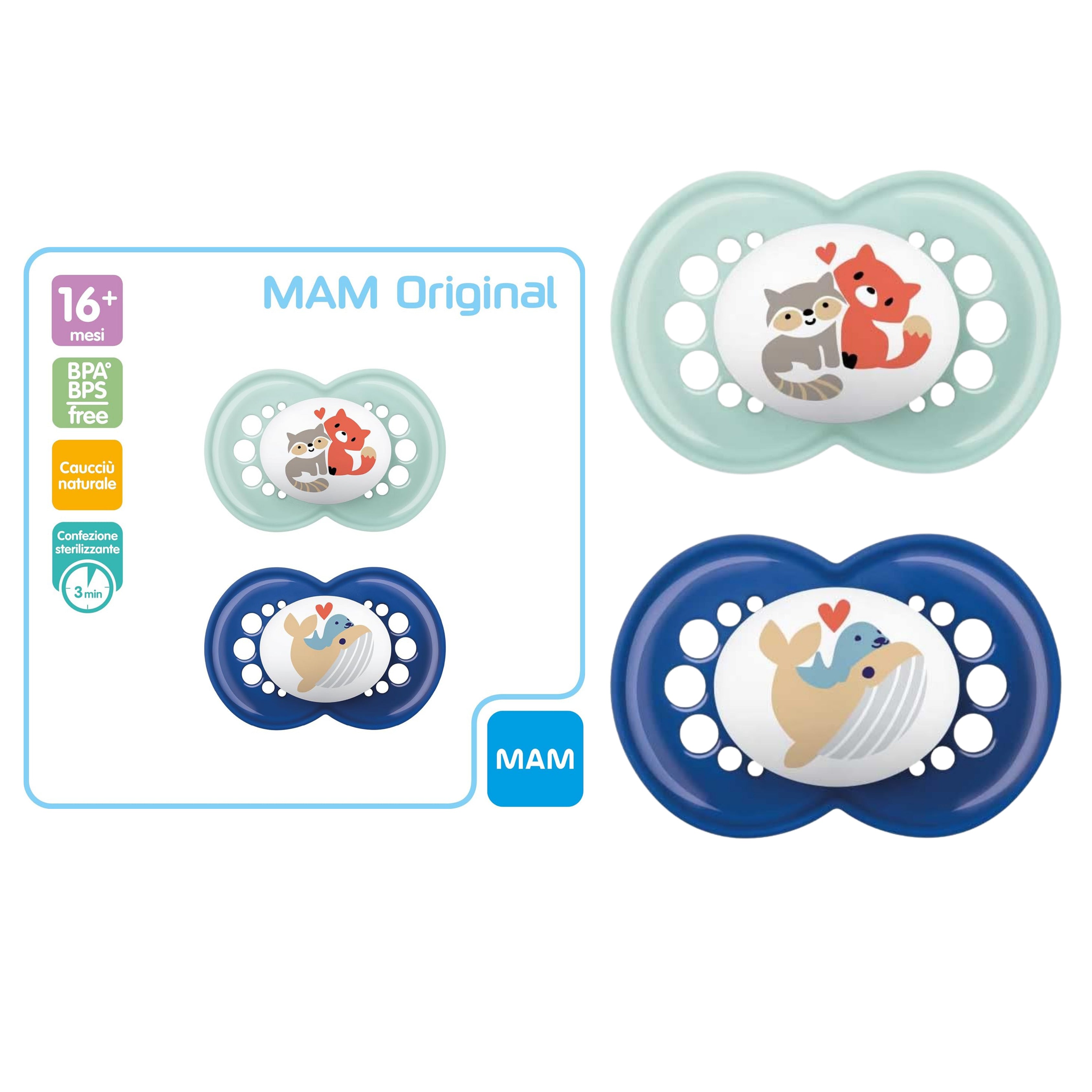 Ciucci Mam ORIGINAL Caucciù Blu-Azzurro