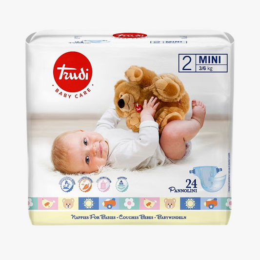 Couches Trudi 2 MINI 3/6 Kg 24 couches