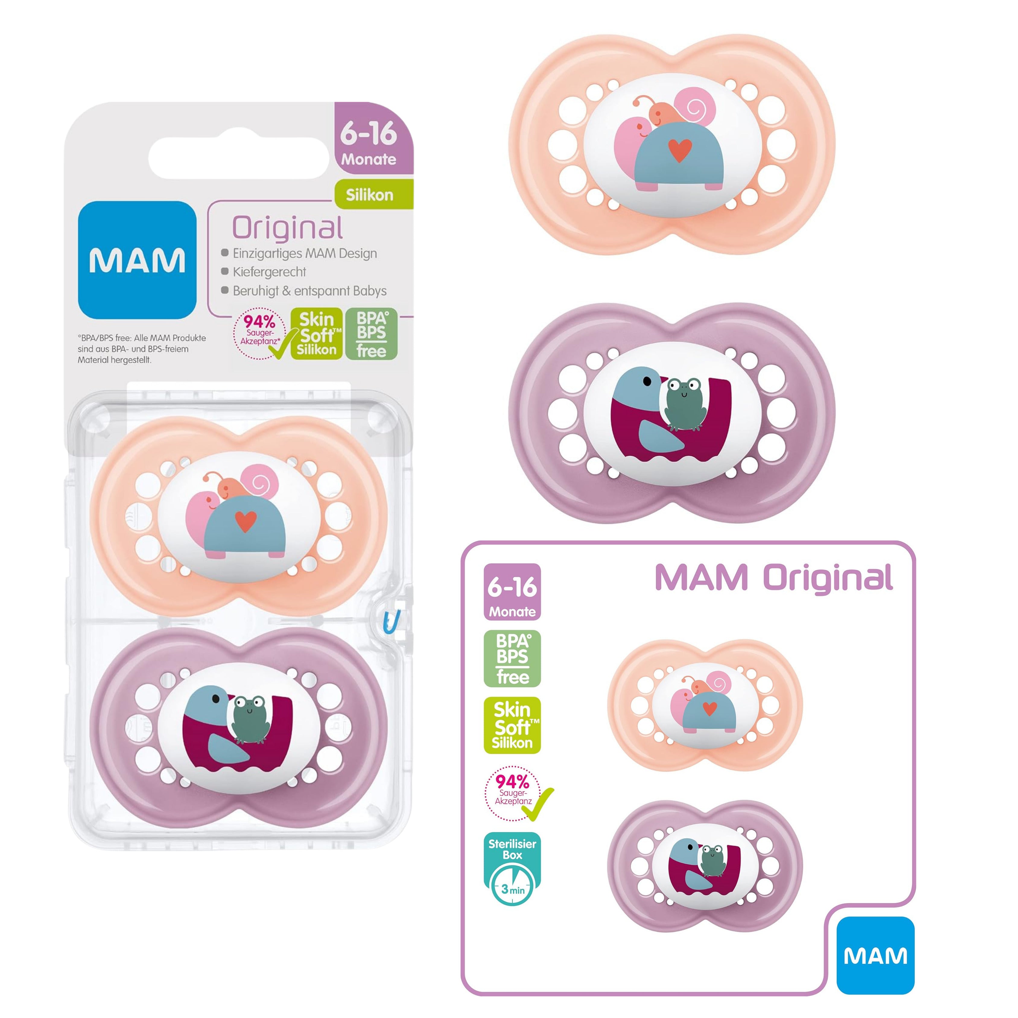 Ciucci Mam ORIGINAL Silicone Vari Modelli