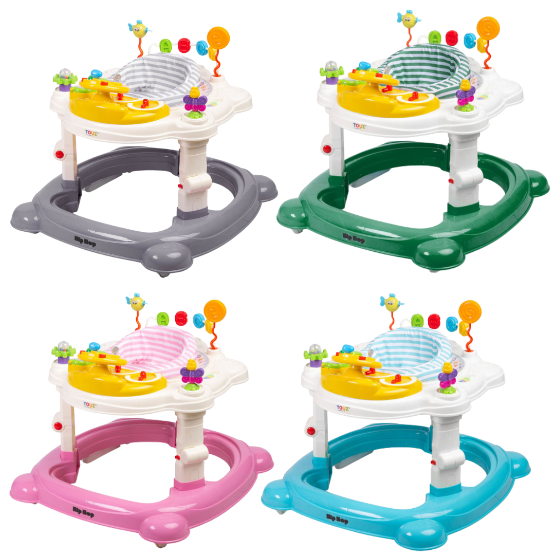 Girello Multifunzione Hip Hop con Giochi Interattivi  2 in 1